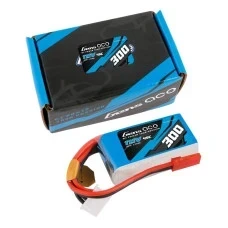 Gens Ace 300mAh 3S 11.1v 45C Lipo Battery JST Plug 26g 40x21x17mm Eflite UMX by Gens Ace