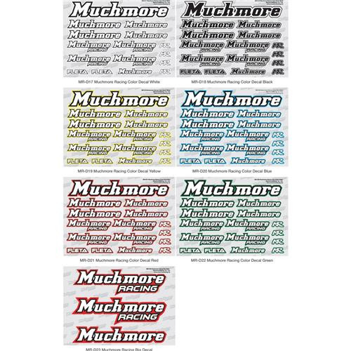 MUCHMORE RACING COLOR DECAL WHITE