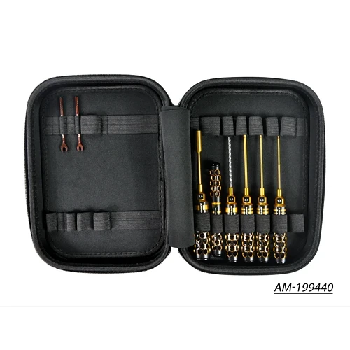 TOOLSET 1/10 ELECT TRG+BAG BLK GOLD