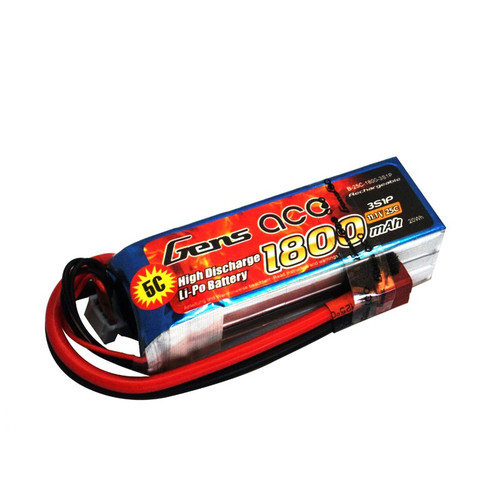 GENS-ACE 1800MAH 3S 11.1V 25X XT60