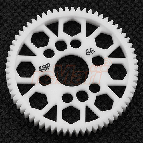 48P 66T COMPETITION DELRIN SPUR GEAR