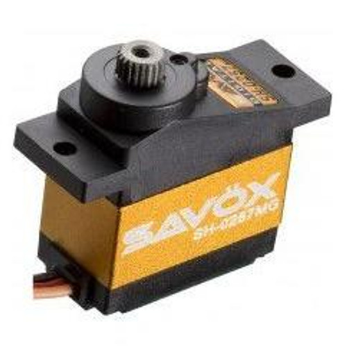 Savox Micro size 2.2kg/cm 0.09sec @ 6v Digital Servo with Soft Start, 13.6g, 22.8x12x25.4mm.