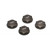 Covered 17mm Wheel Nuts, Alum: 8B/8T All by TLR