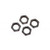 AR310449 Wheel Nut Aluminum 17mm Black (4)