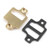 BRASS AND GRAPHITE LOWER BULKHEAD PLATE FRONT REAR FOR EXECUTE XQ10