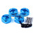 ALUMINUM 5.5MM WHEEL ADAPTER SET (BU) FOR ALL 1/10 TOURING DRIFT CRAWLER CAR