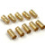 6.5MM GOLD BULLET PLUG 5 PAIRS