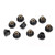 Traxxas 8347 - Nuts 4mm flanged nylon locking serrated (black) (10)
