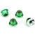 Traxxas 1747G - Nuts Aluminum Flanged Serrated (4Mm) (Green-Anodized) (4)