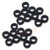 ALUMINUM M3 FLAT WASHER 2MM 20PCS BLACK