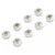 KP MZW128BL Kyosho Parts M2 Aluminum Nylon Color Nut 8pcs(silver)