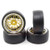 SPEC D LS WHEEL OFFSET +6 GOLD SILVER W/TIRE 4PCS FOR 1/10 DRIFT