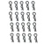 0.8mm Mini Body Clips 20pcs