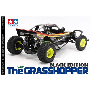 TAMIYA 1/10 THE GRASSHOPPER BLACK EDTN (INCL ESC) - Speedi Models