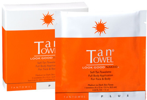 TanTowel Self-Tan Towelette - Full Body Application (Plus)