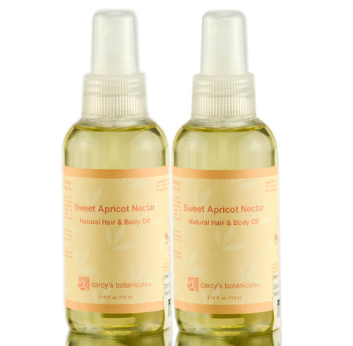 Darcy's Botanicals Sweet Apricot Nectar Natural Hair & Body Oil - 4 oz
