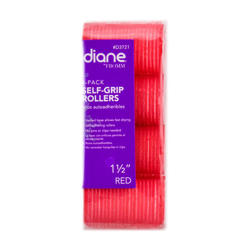 Diane Self Grip Red Rollers