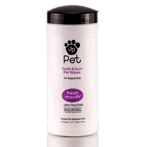 John Paul Pet Tooth & Gum Wipes For All Pets