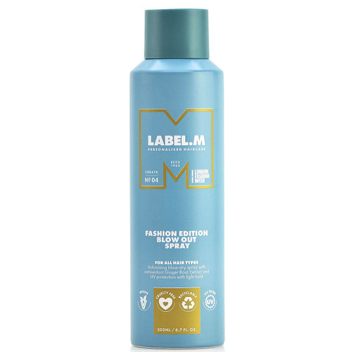 Label. M Blow Out Spray