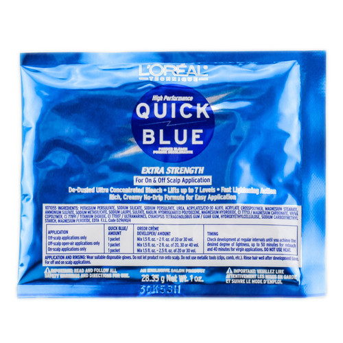 L'Oreal Technique Quick Blue Bleach Extra Strength