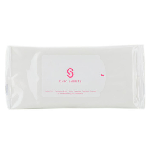 Chic Sheets Hair Refreshing Dry Towelettes