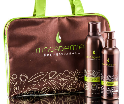 Macadamia Extend Dry Shampoo and Blow Dry Lotion Bag Set