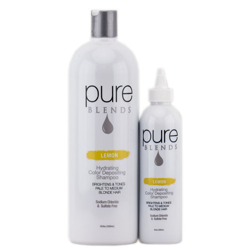 Pure Blends Hydrating Color Depositing Shampoo - Lemon
