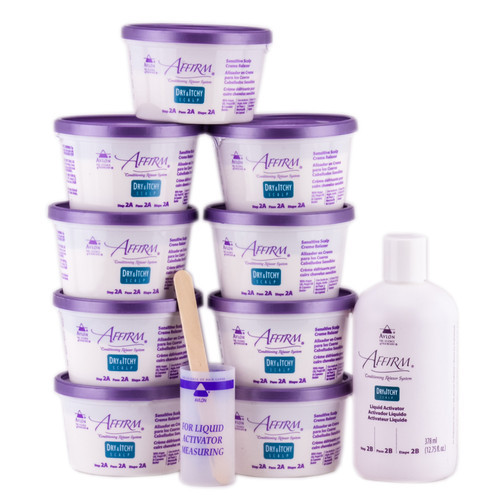 Avlon Affirm Dry & Itchy Scalp Conditioning Relaxer System - sensitive scalp formula