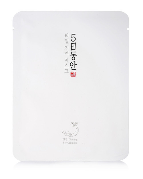 Asamo Real Essence Ginseng Bio-Cellulose Sheet Mask