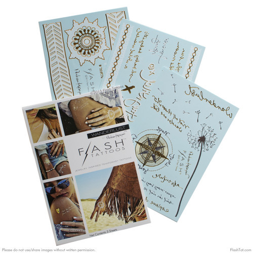 Flash Tattoos - Wanderlust