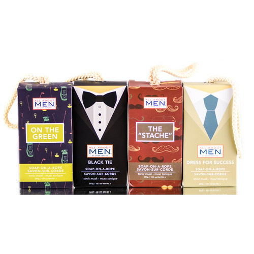 Upper Canada Soap All About Men Soap-On-A-Rope