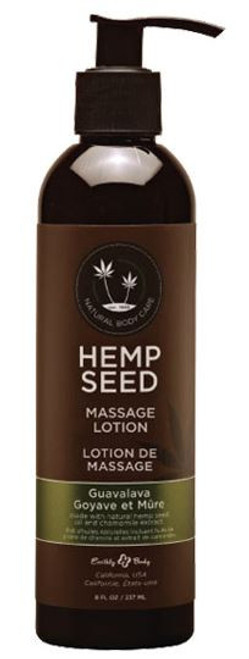 Earthly Body Hemp Seed Massage Lotion (8 oz)