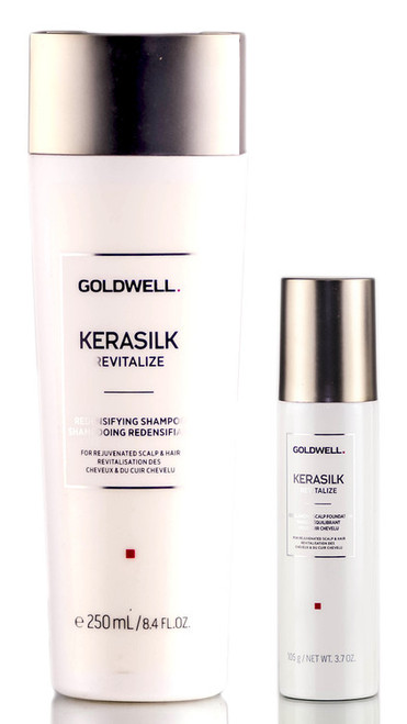 Goldwell Kerasilk Revitalize Redensifying Shampoo & Rebalancing Scalp Foundation