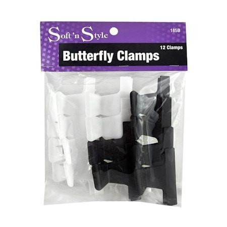 Soft 'N Style 2" Wide Butterfly Clamps