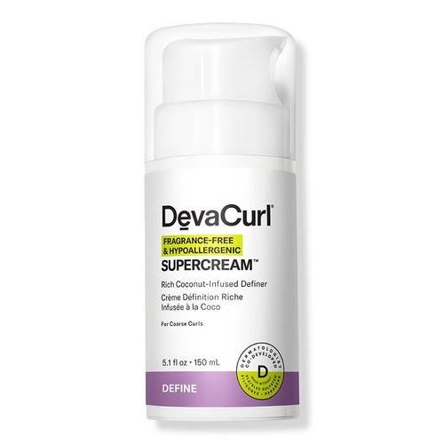 DevaCurl Fragrance-Free & Hypoallergenic SuperCream Rich Coconut-Infused Definer