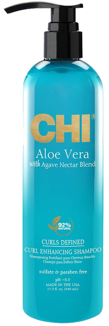 chi hair care aloe vera curls enhancing shampoo