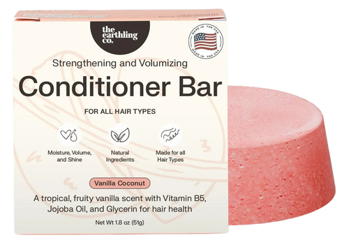 the earthling co strengthening and moisturizing conditioner bar