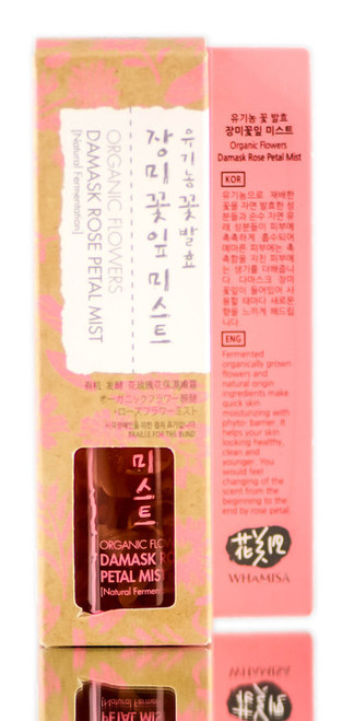 Whamisa Organic Flowers Damask Rose Petal Mist