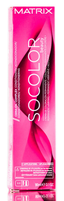 Matrix SoColor Beauty Permanent Cream Hair Color Dye, LARGE 3.1 ounce tube