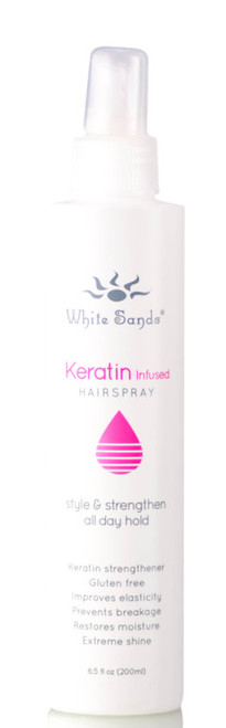 White Sands Keratin Infused Hairspray