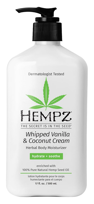 Hempz by Supre Whipped Vanilla & Coconut Cream Herbal Body Moisturizer