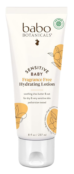 Babo Botanicals Sensitive Baby Fragrance Free Hydrating Lotion