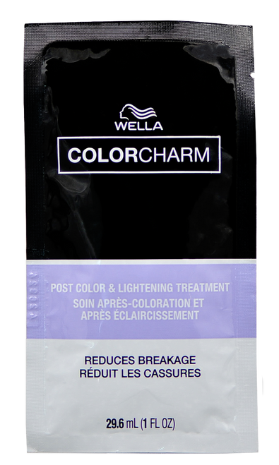 wella color charm post color and lightening treatment for reduced breakage.