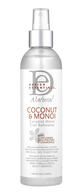 Design Essentials Coconut & Monoi Coconut Water Curl Refresher