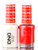 Daisy DND Reds Soak Off GEL POLISH DUO, All In One Gel Lacquer + Matching Nail Polish Color