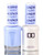 Daisy DND Blues & Greens Soak Off GEL POLISH DUO, All In One Gel Lacquer + Matching Nail Polish Color