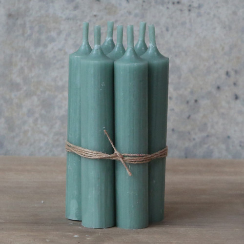 Short Dinner Candles - Set of 10 Verte