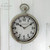 Vintage Style Wall Clock - Distressed Latte