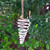 Filigree Heart Chain Hanging Garden Ornament