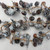 Whitewashed Pine Cone Garland with Rusty Bells